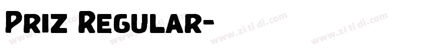 Priz Regular字体转换 Priz Regular字体转换